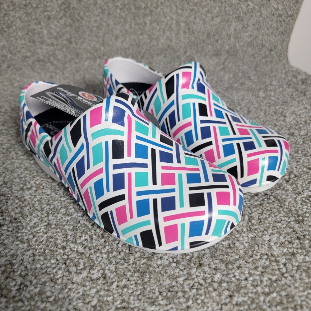 Easy Works Easy Street Women's Slip Resistant Clog Shoe Nursing / Chef NEW